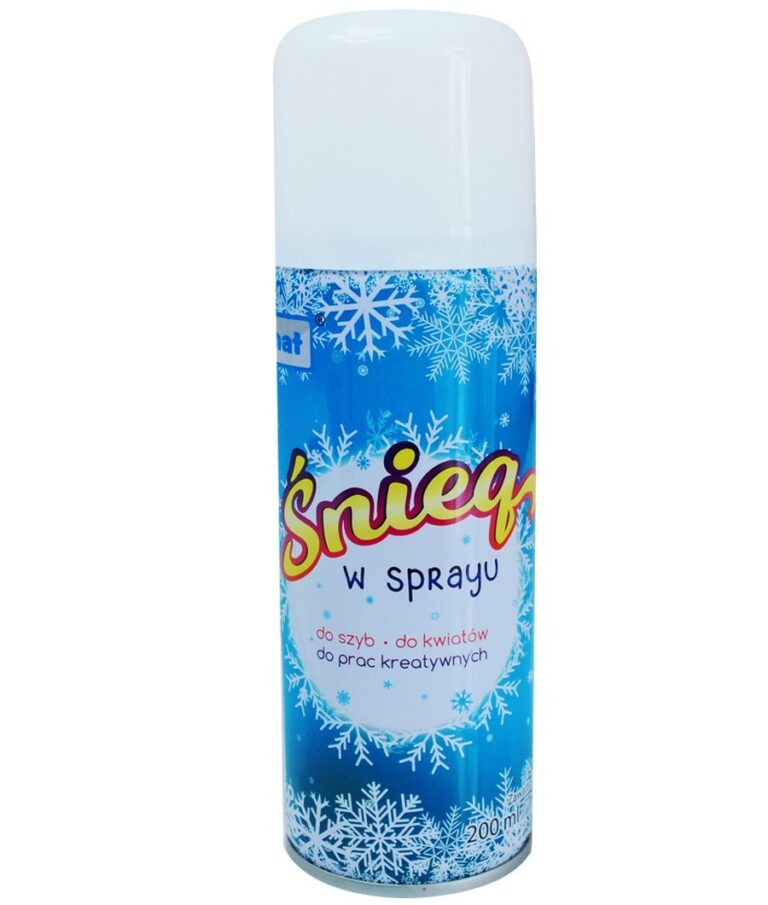 Sztuczny śnieg w sprayu