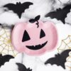 Talerzyki papierowe Dynia Halloween