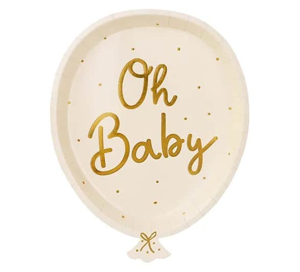 Talerzyki Papierowe Oh Baby Balonik