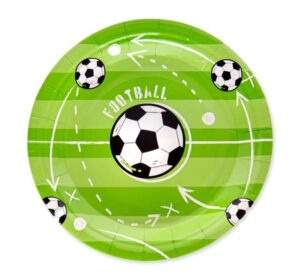 Talerzyki papierowe piłka Football