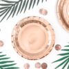 Talerzyki w kolorze Rose Gold 6 szt.