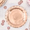 Talerzyki w kolorze Rose Gold 6 szt.