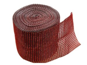 Taśma cyrkonie 9 metrów /12cm czerwona