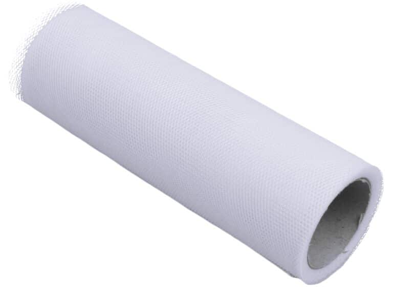 Tiul dekoracyjny 15cm biały