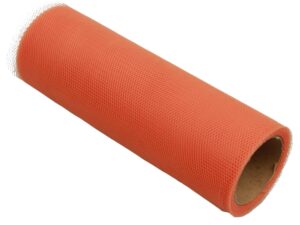 Tiul dekoracyjny 15cm pomarańczowy