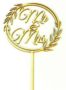 Topper drewniany Mr&Mrs Laur