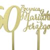 Topper na 50 rocznicę ślubu Złoty, imiona