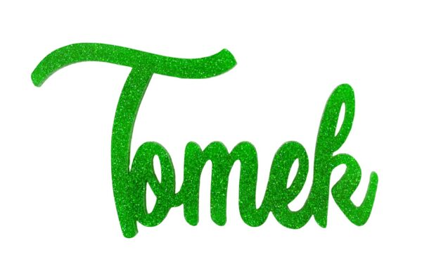 Topper Na Bok Tortu Brokatowy