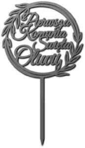 Topper Na Komunię Laur Personalizowany
