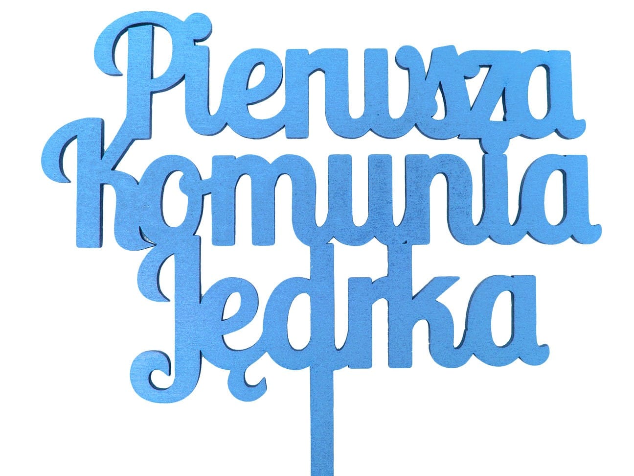 Topper na Komunie,Imie, Napis MALOWANY