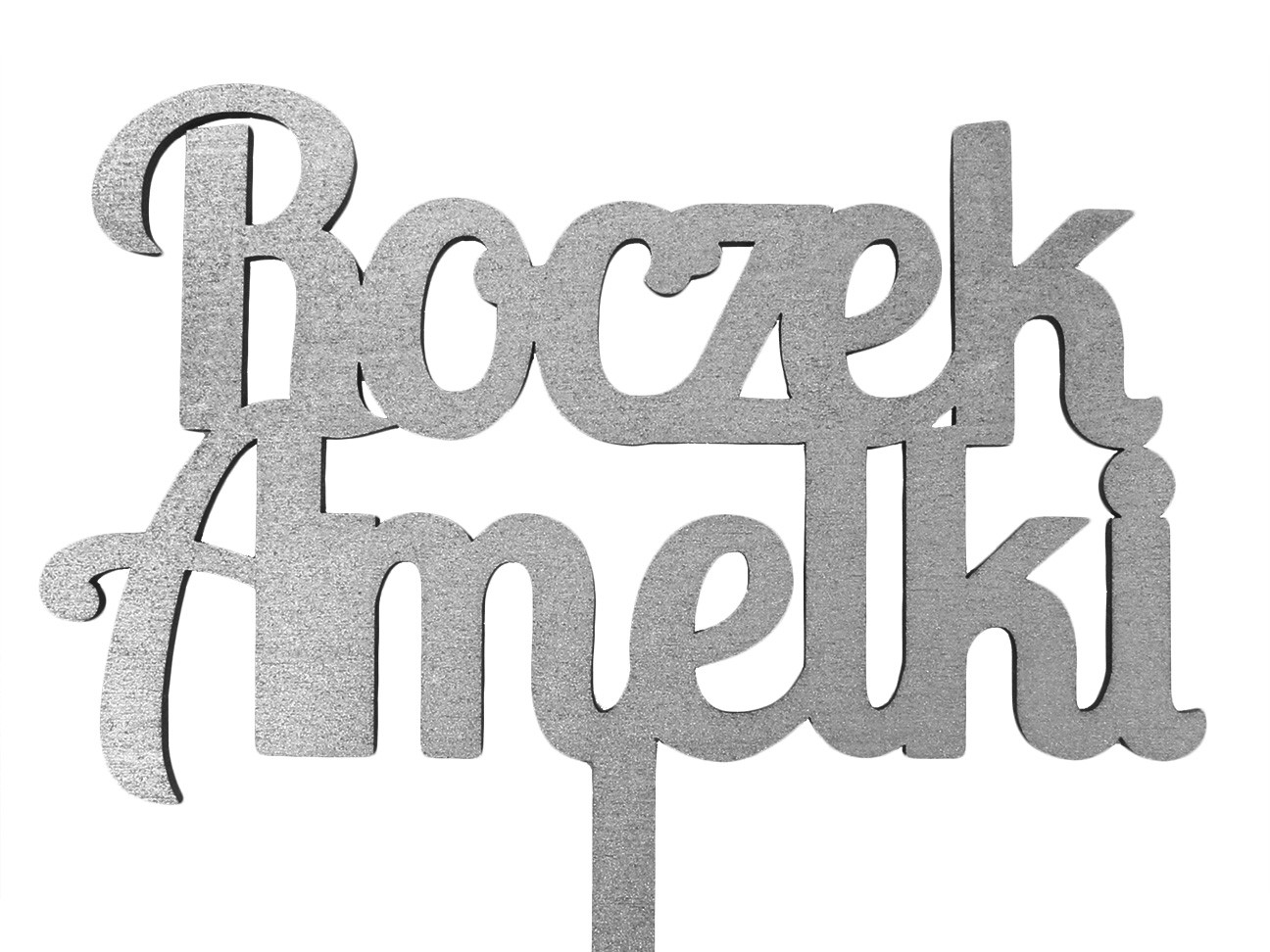 Topper na Roczek, 1 Urodziny, Imie, Napis MALOWANY