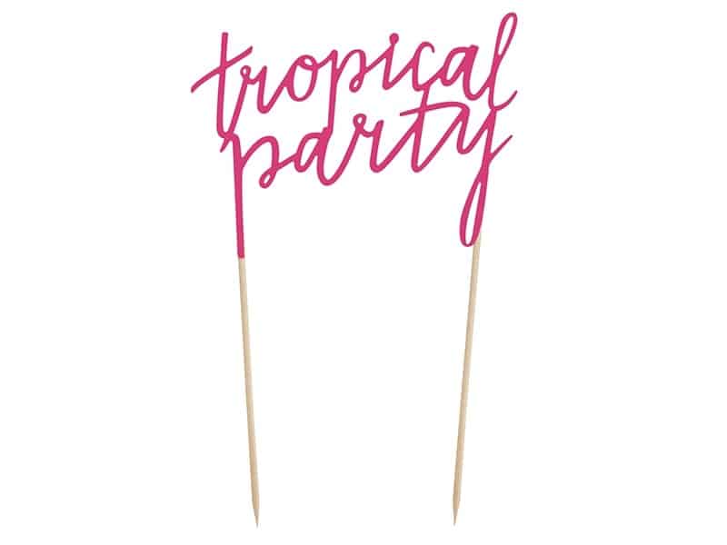 Topper na tort Aloha Tropical 24cm