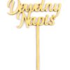 Topper na tort Dowolny Napis EKO