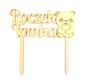 Topper na tort Roczek Twój Napis EKO
