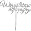 Topper na tort, Wszystkiego najlepszego Malowany