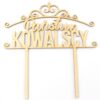 Topper Ślubny Państwo Kowalscy