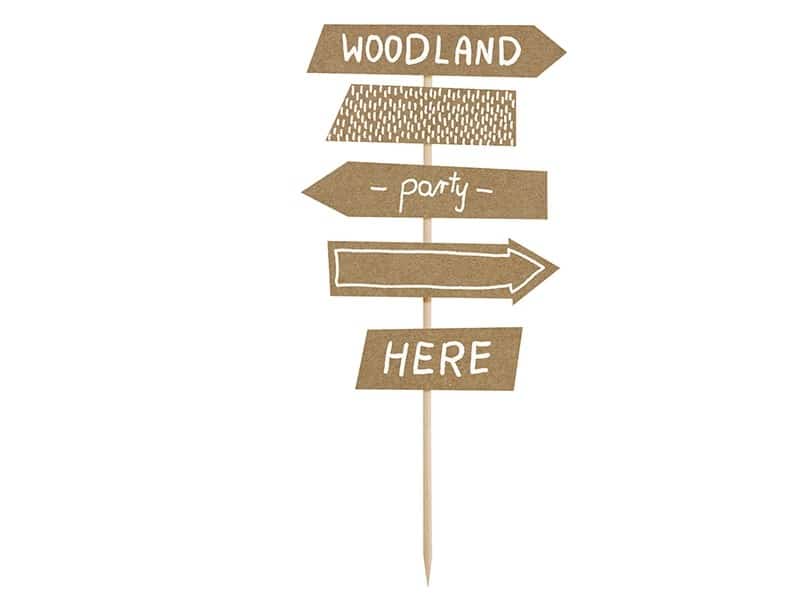 Topper Woodland Drogowskaz, 20,5cm