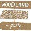 Topper Woodland Drogowskaz, 20,5cm