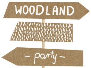 Topper Woodland Drogowskaz, 20,5cm