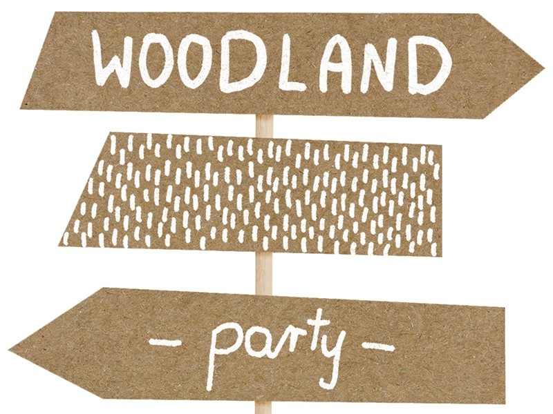 Topper Woodland Drogowskaz, 20,5cm