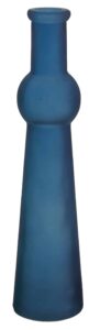 Wazon szklany na kwiaty Jasny granat 5,5x23cm