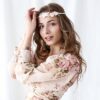 Wianek Na Głowę Styl Boho Brzoskwinia