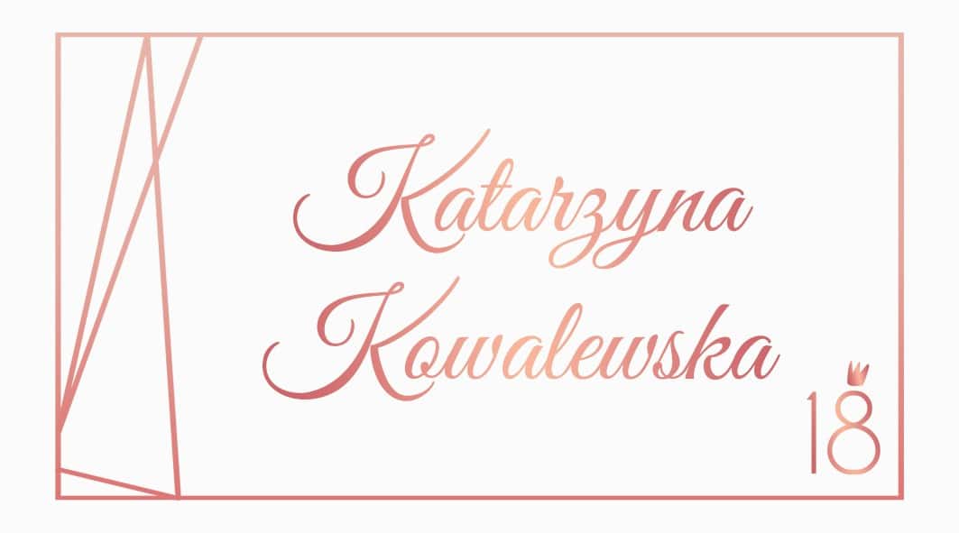 Winietki Kolekcja Rose Gold Geometric 10 szt.