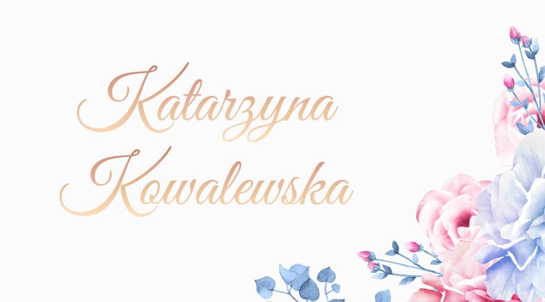 Winietki ślubne Rosie