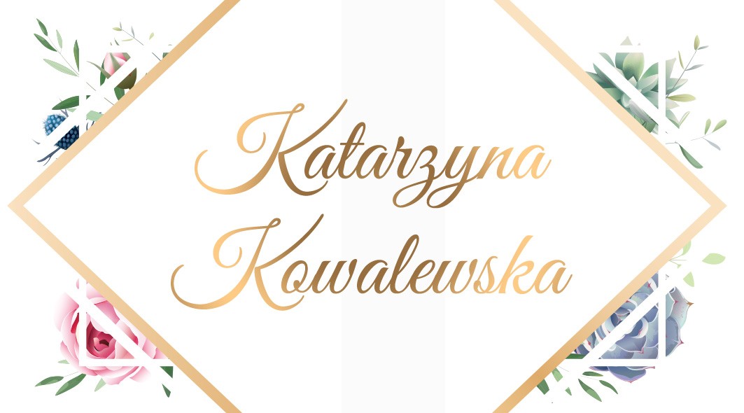 Winietki ślubne Wiosenny Ogród