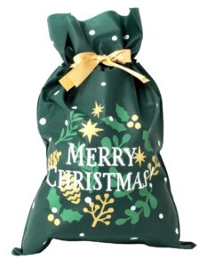 Worek Świąteczny Merry Christmas Butelkowa Zieleń