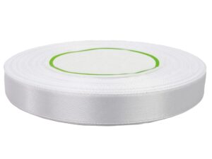 Wstążka satynowa 12mm biała