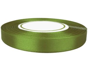 Wstążka satynowa 12mm zgniła zieleń