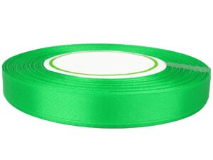 Wstążka satynowa 12mm zielona