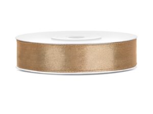 Wstążka satynowa 12mm złota