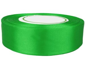 Wstążka satynowa 25mm zielona