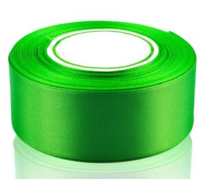 Wstążka satynowa 38mm zielona
