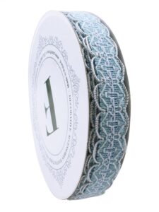 Wstążka Tkana Mandala Błękitna