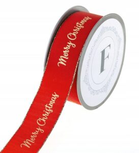 Wstążka Tkana Merry Christmas