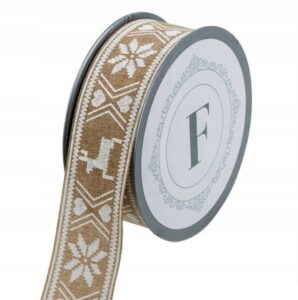 Wstążka Tkana Sweterkowy Wzór Eko