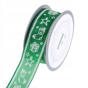 Wstążka Tkana Zielone Święta