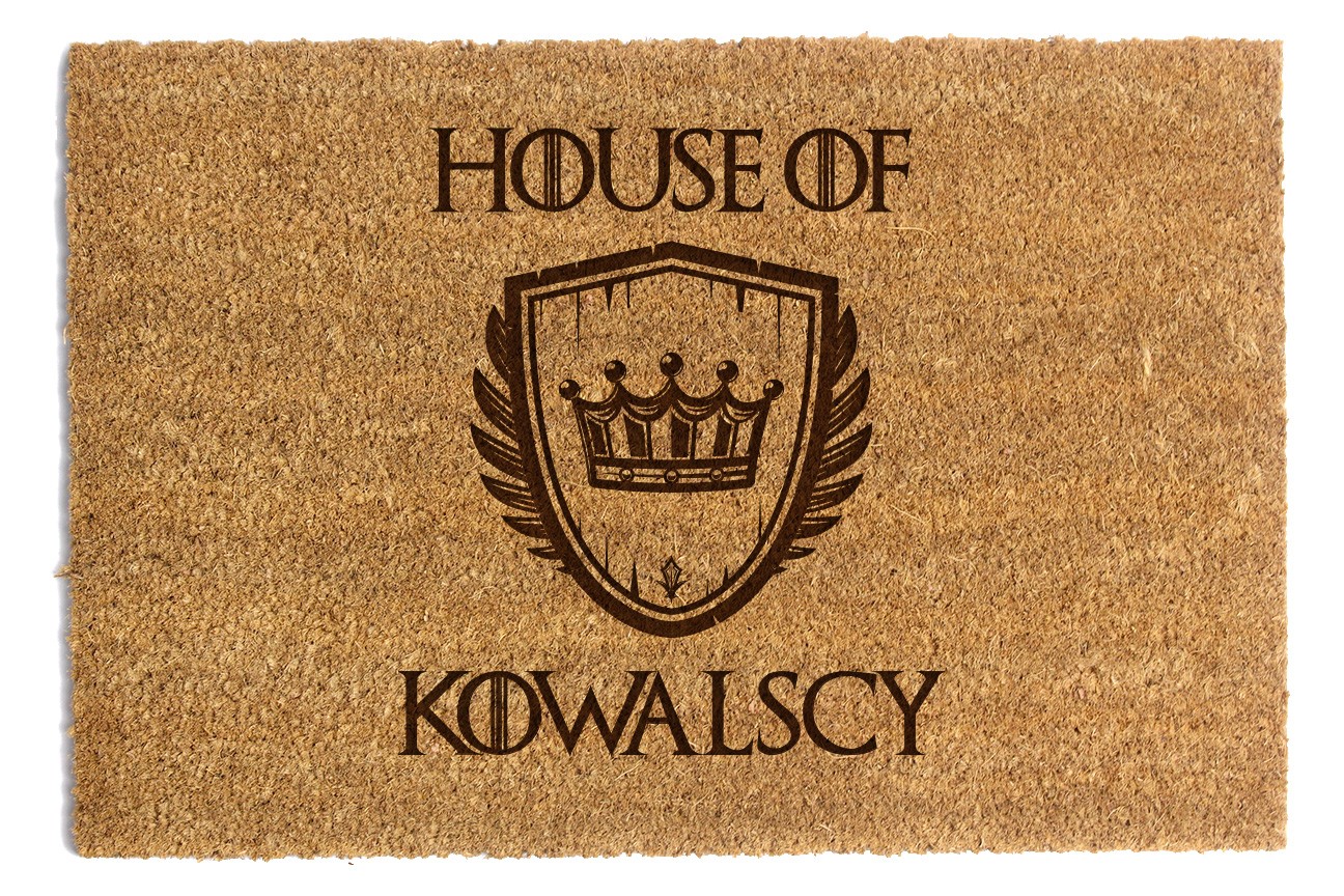 Wycieraczka GOT HERB Twoje Nazwisko