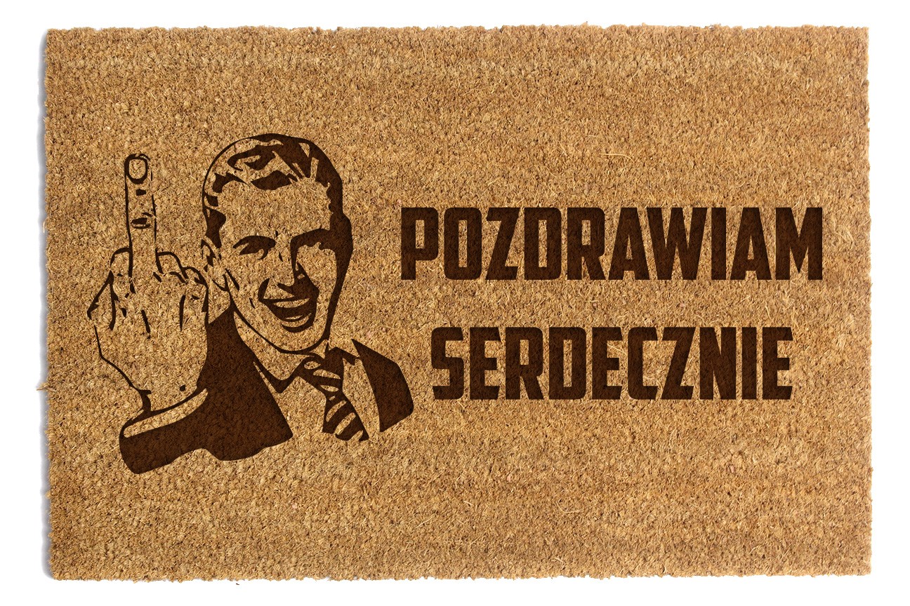 Wycieraczka MIDDLE FINGER GUY