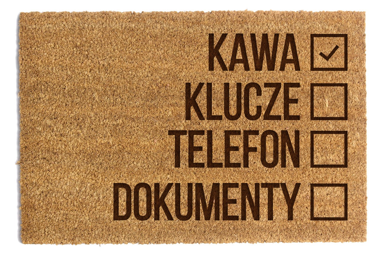 Wycieraczka Twoje Dowolne Słowa Na Przypomnienie 40x60cm