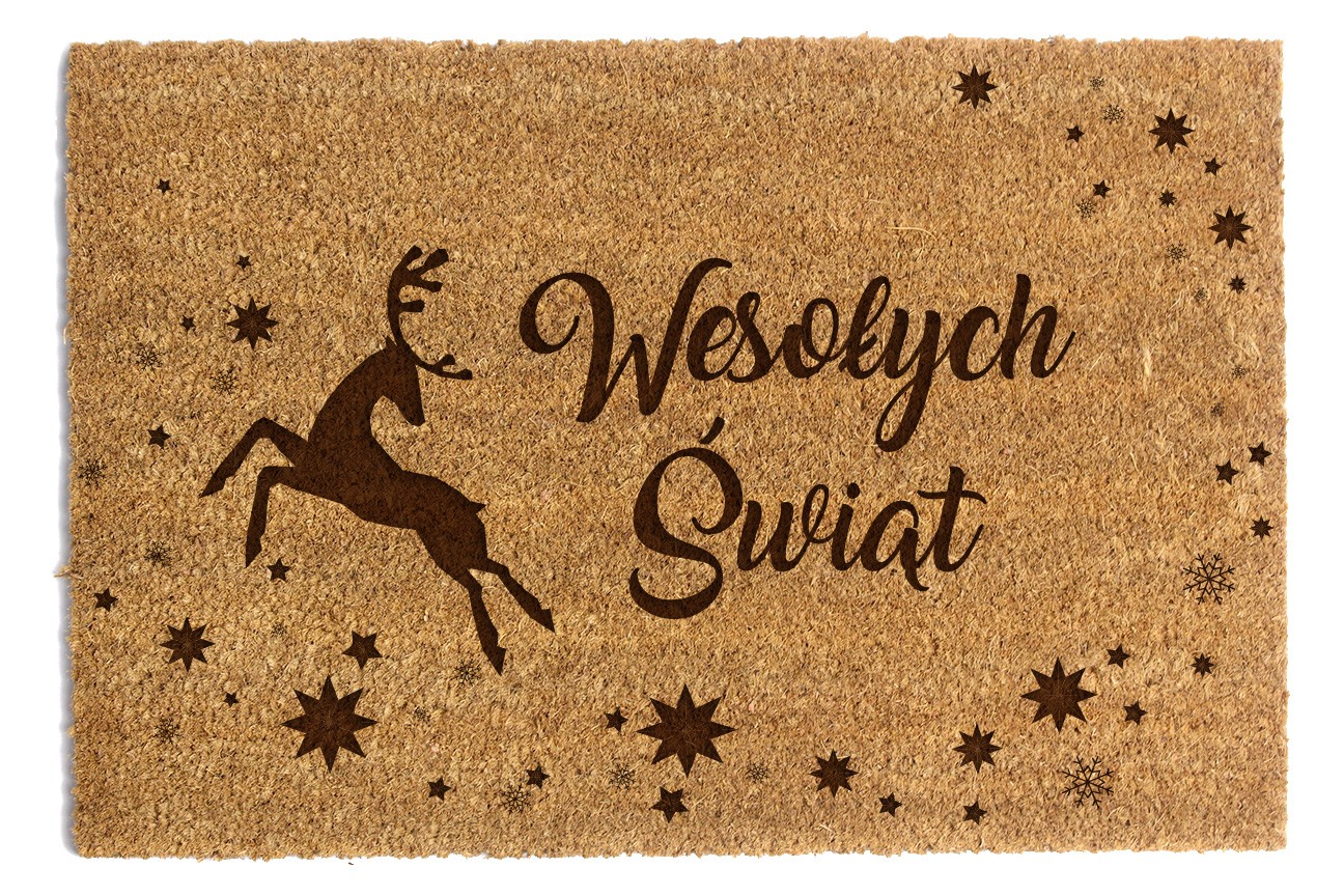 Wycieraczka Wesołych Świąt 40x60cm