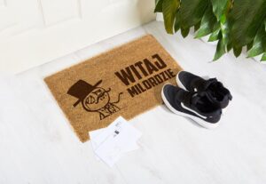 Wycieraczka Witaj Milordzie