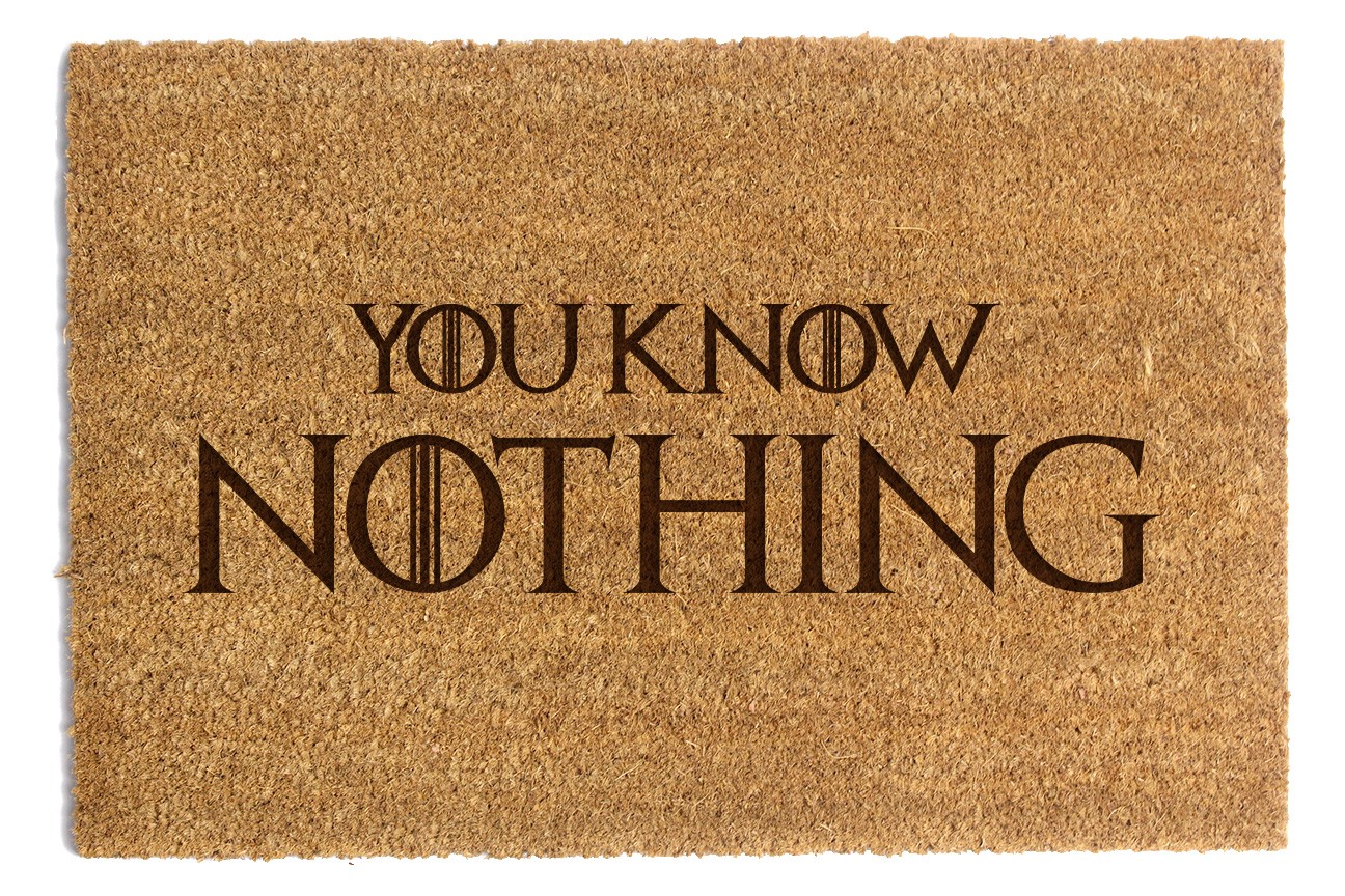 Wycieraczka YOU KNOW NOTHING