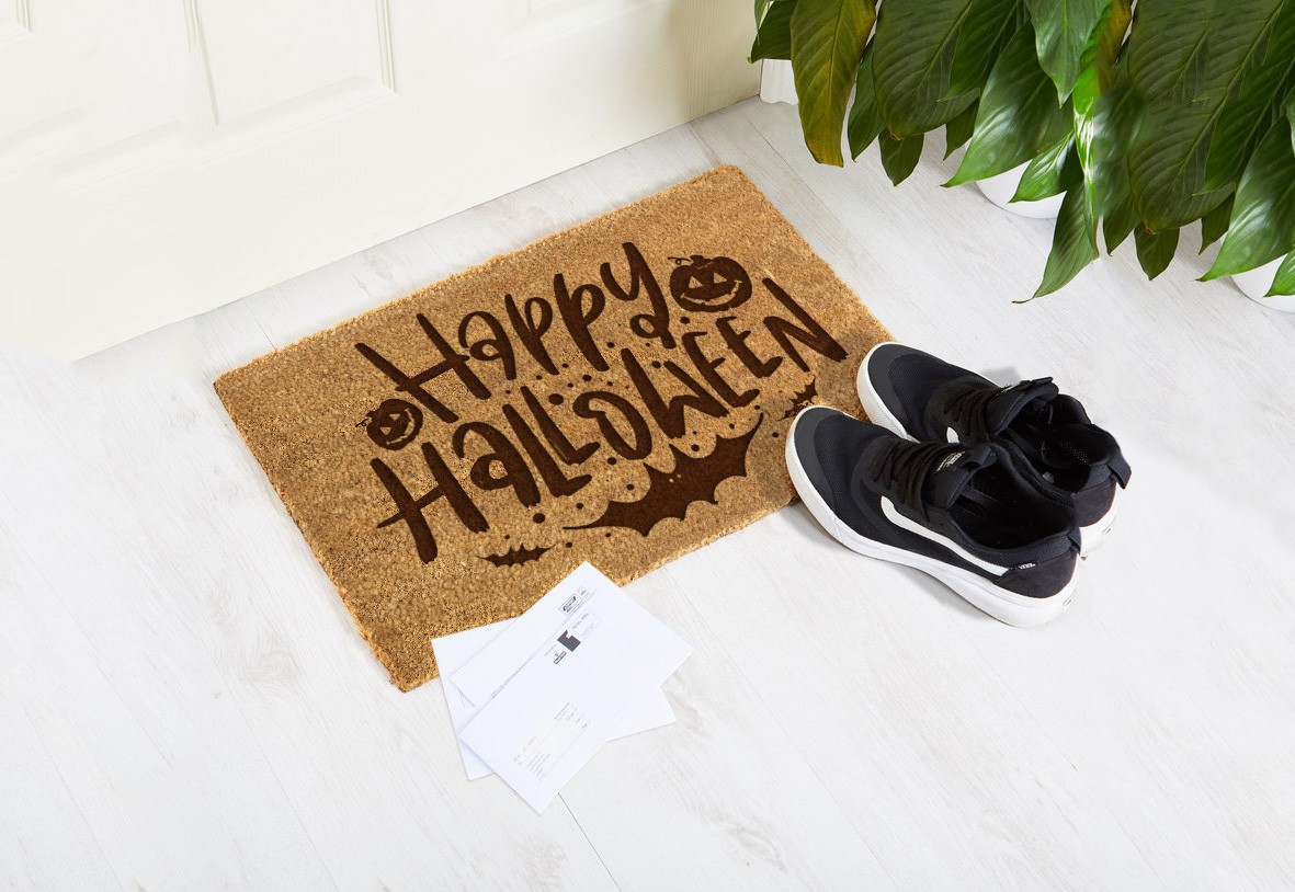 Wycieraczka z kokosa Happy Halloween 