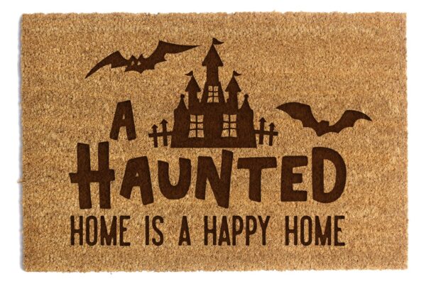 Wycieraczka z kokosa Haunted Home Is A Happy Home 