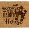 Wycieraczka z kokosa Welcome To Our Haunted House 