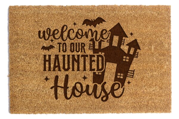 Wycieraczka z kokosa Welcome To Our Haunted House 